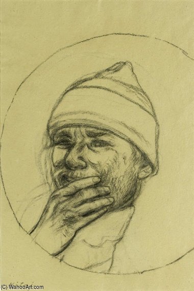 Self Portrait In A Convex Mirror — Рональд Брукс Китаж