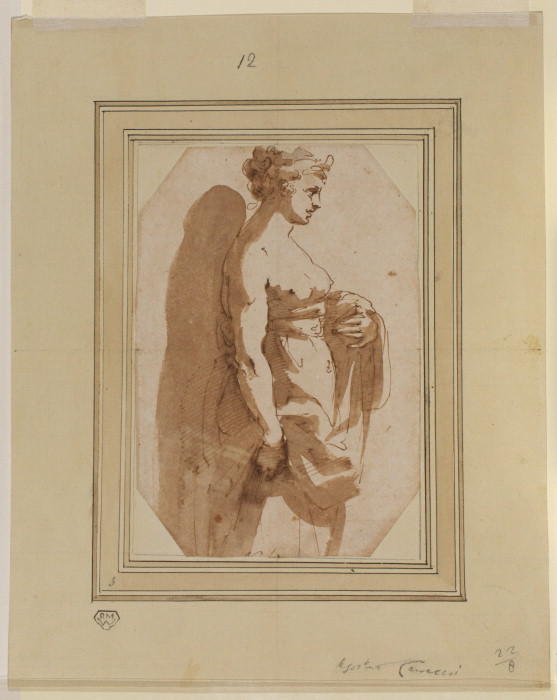 Juno (study For The Fresco In The Farnese Palace, Rome) — Annibale Carracci