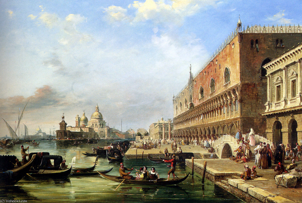 The Bacino Venice Looking Towards The Grand Canal — Edward Pritchett