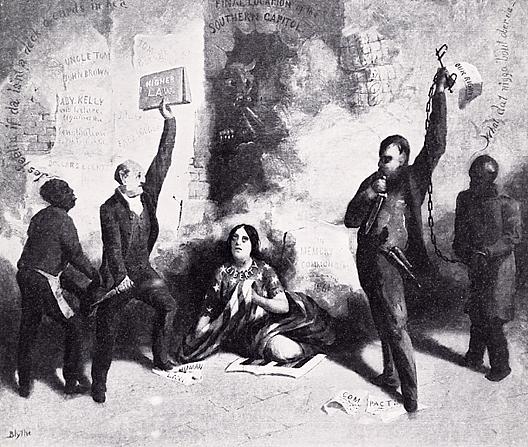The Higher Law, (painting) — David Gilmour Blythe