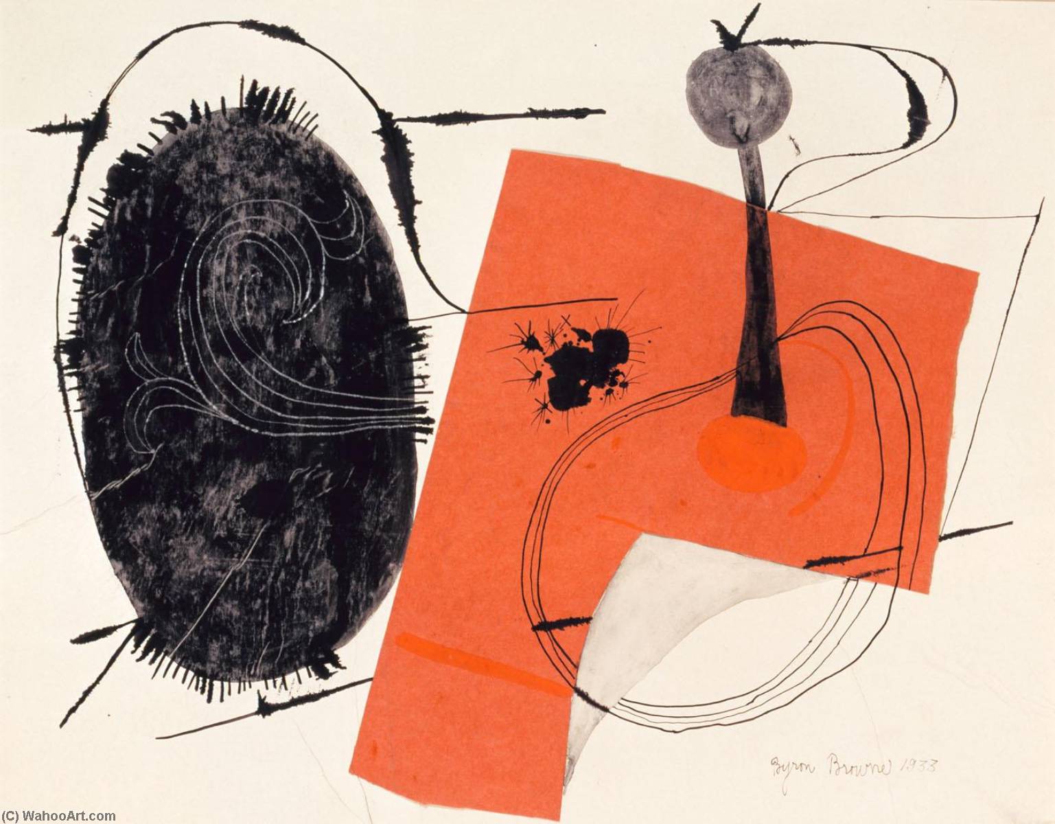 Abstract Collage — Byron Browne