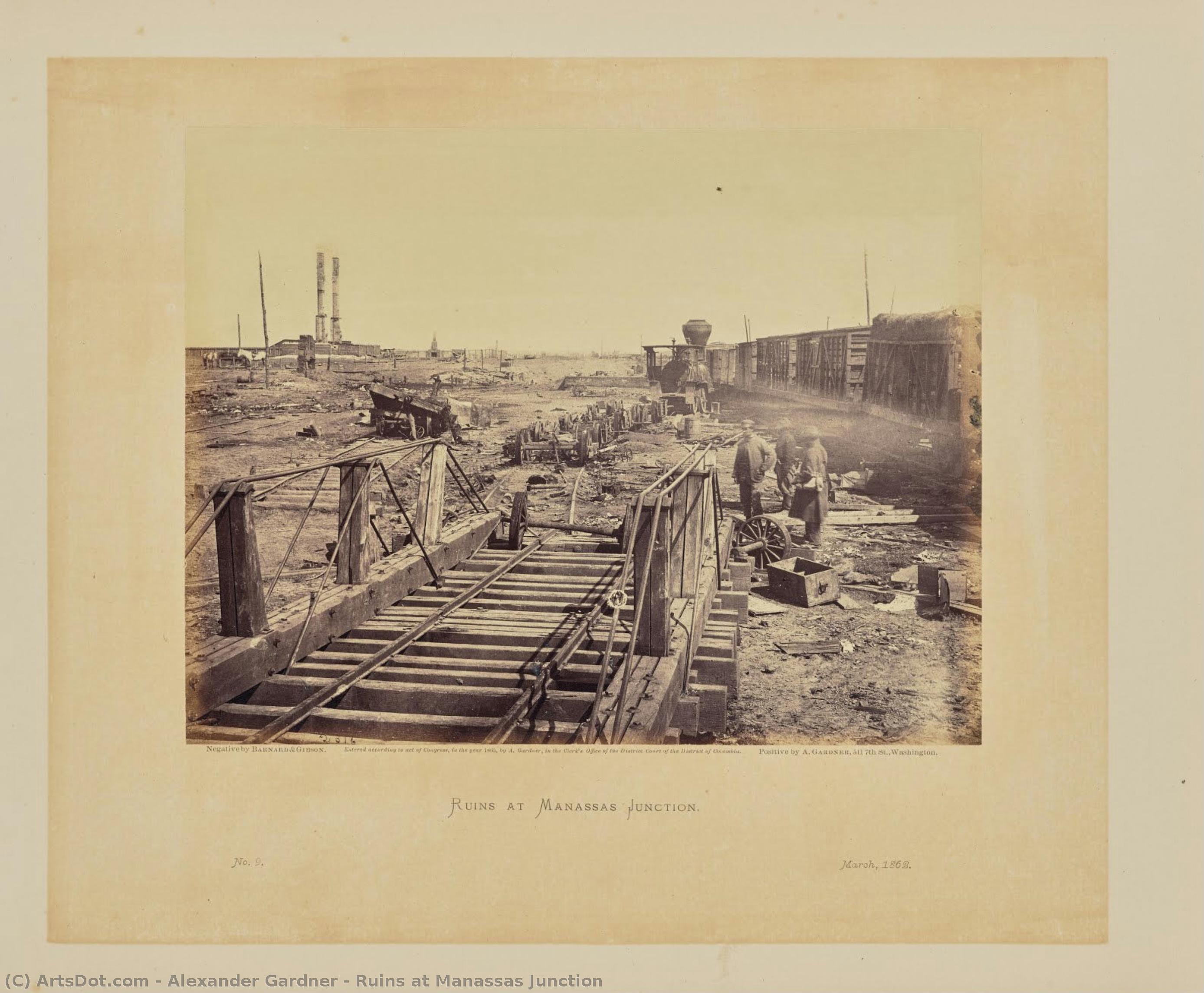 Ruins At Manassas Junction — Александр Гарднер