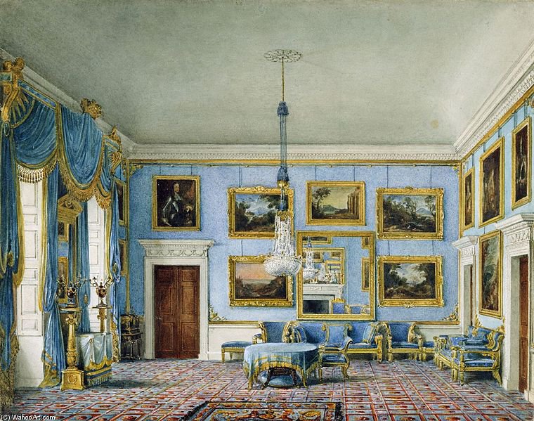 Buckingham House, Blue Velvet Room — Charles Wild