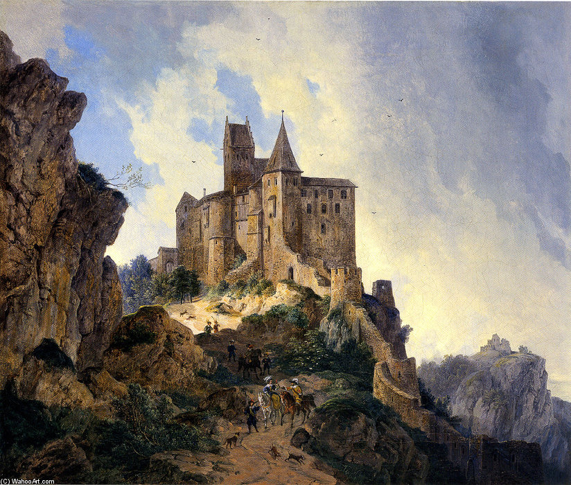 Burg Kipfenberg Im Altmühltal — Domenico Quaglio
