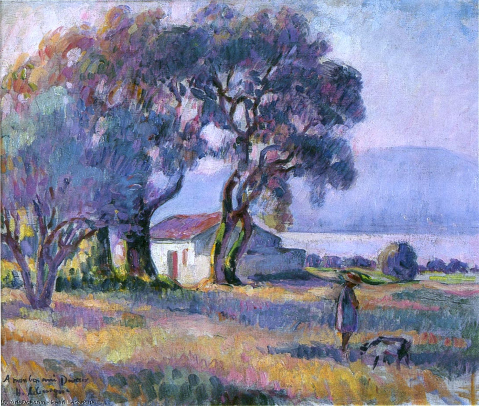 A Girl By The Lake — Henri Lebasque
