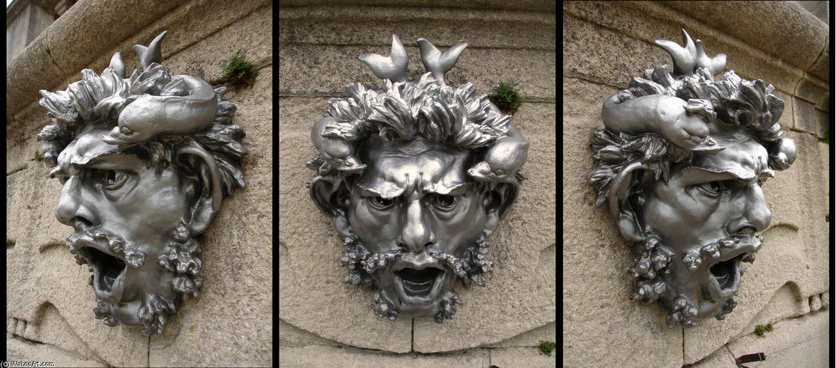 Three Views Of A Mask — Auguste Rodin