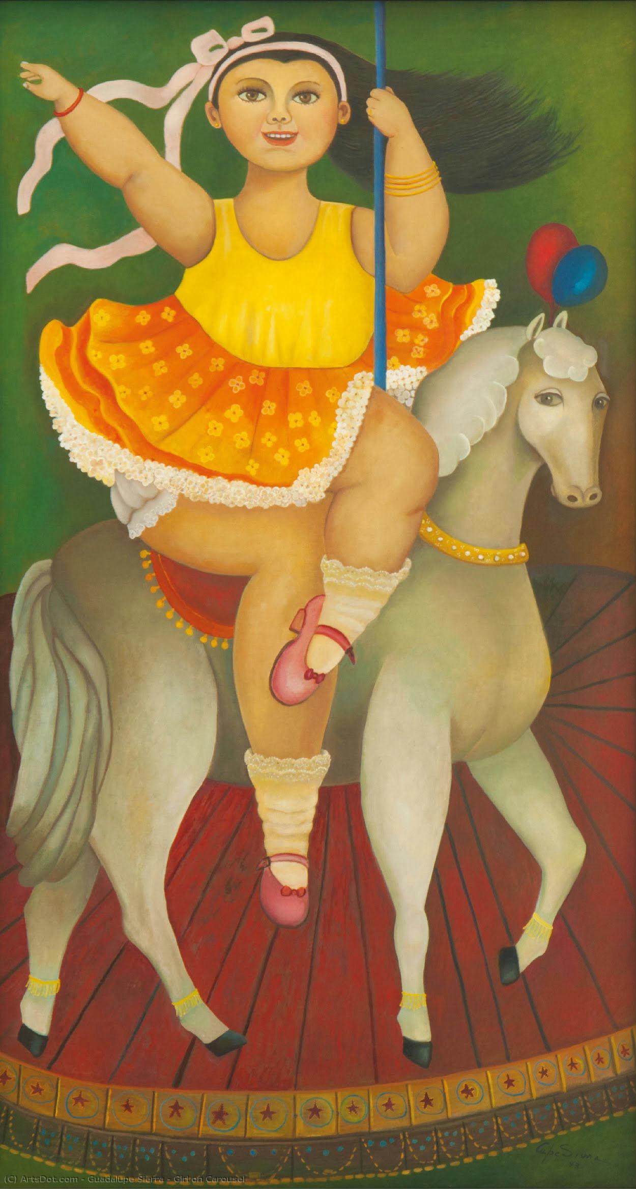 Girl On Carousel — Guadalupe Sierra