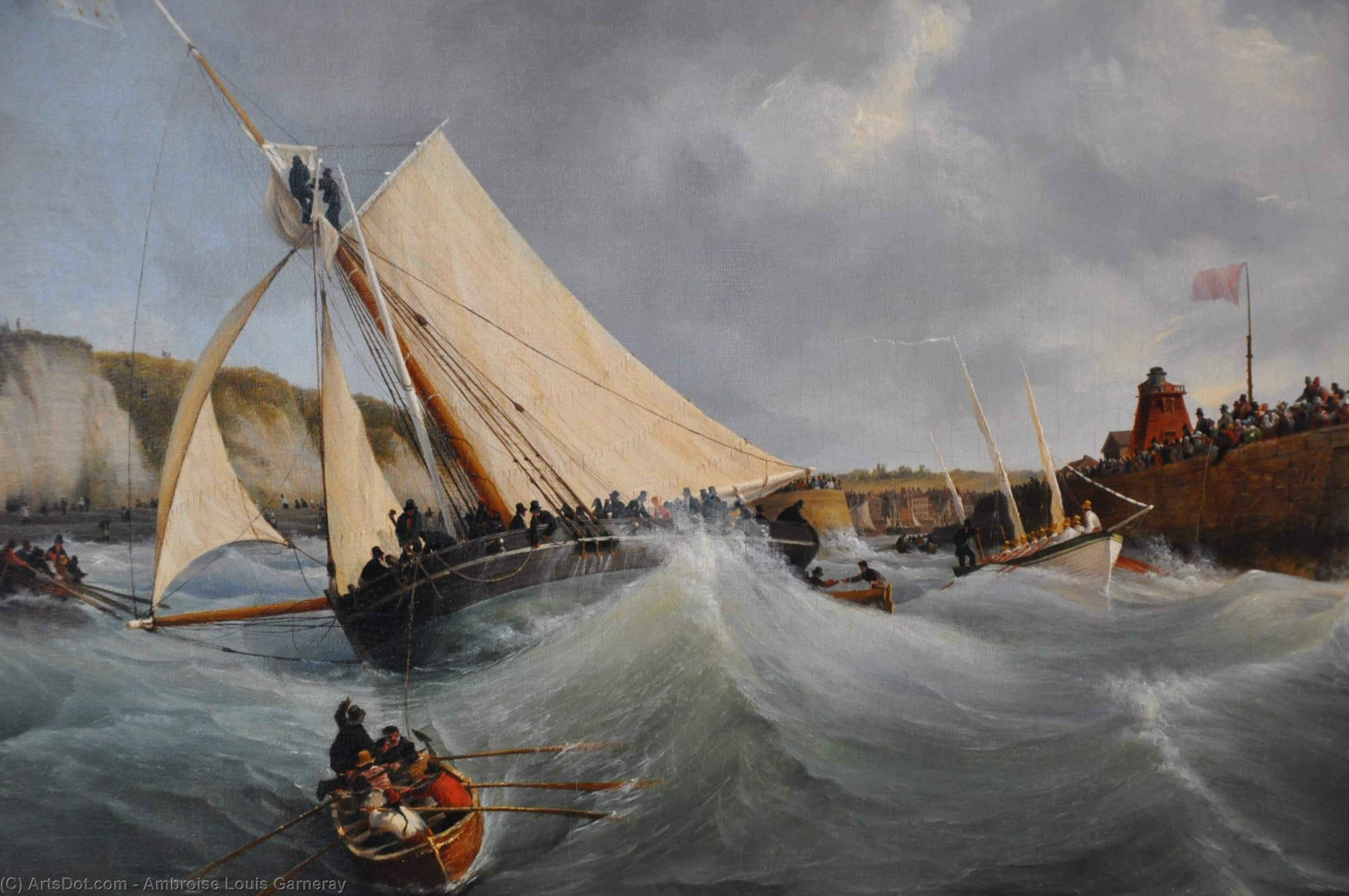 The Turet, Cutter Of The State At The Service Of The Duchess Of Berry. — Ambroise Louis Garneray