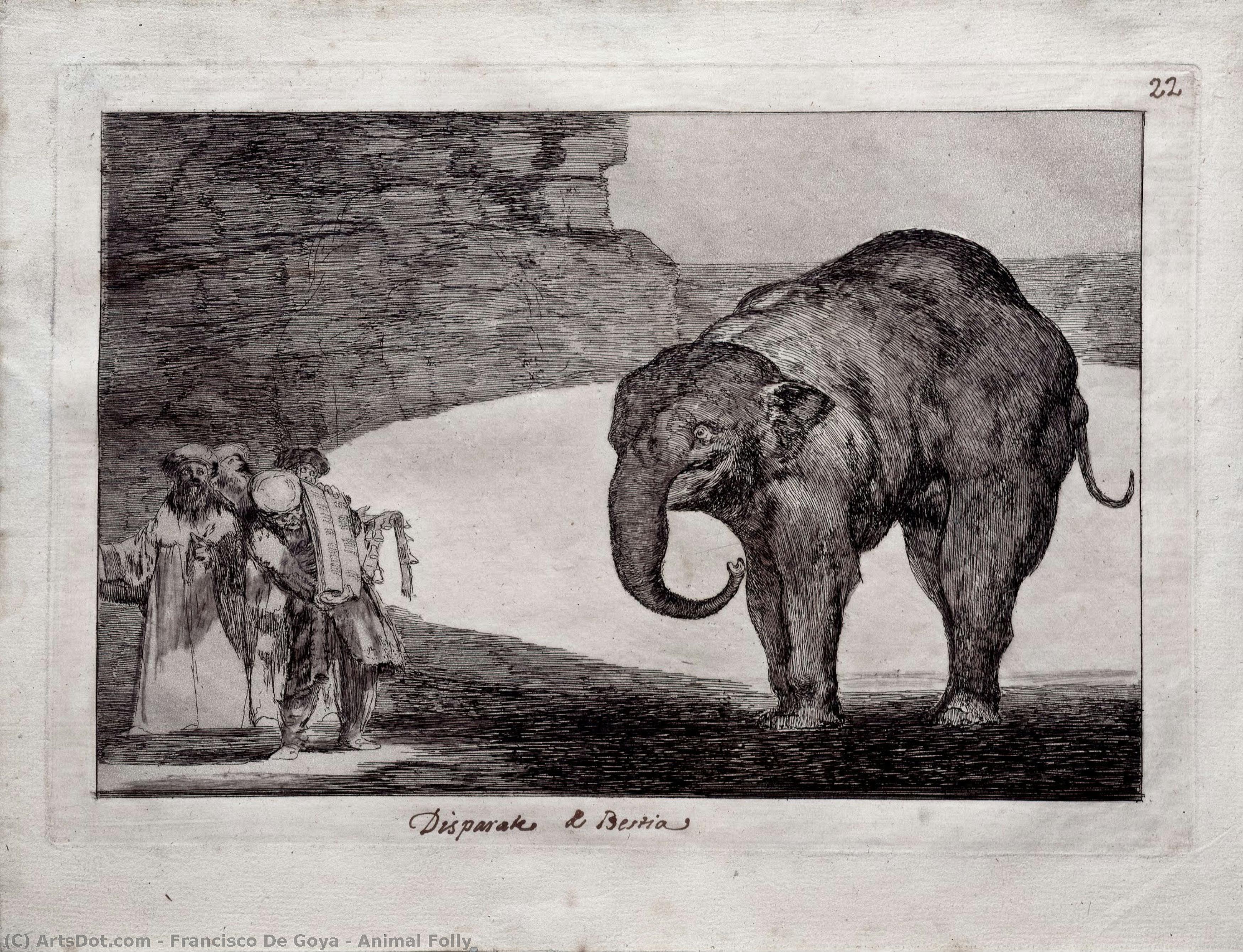 Animal Folly — Francisco José De Goya Y Lucientes