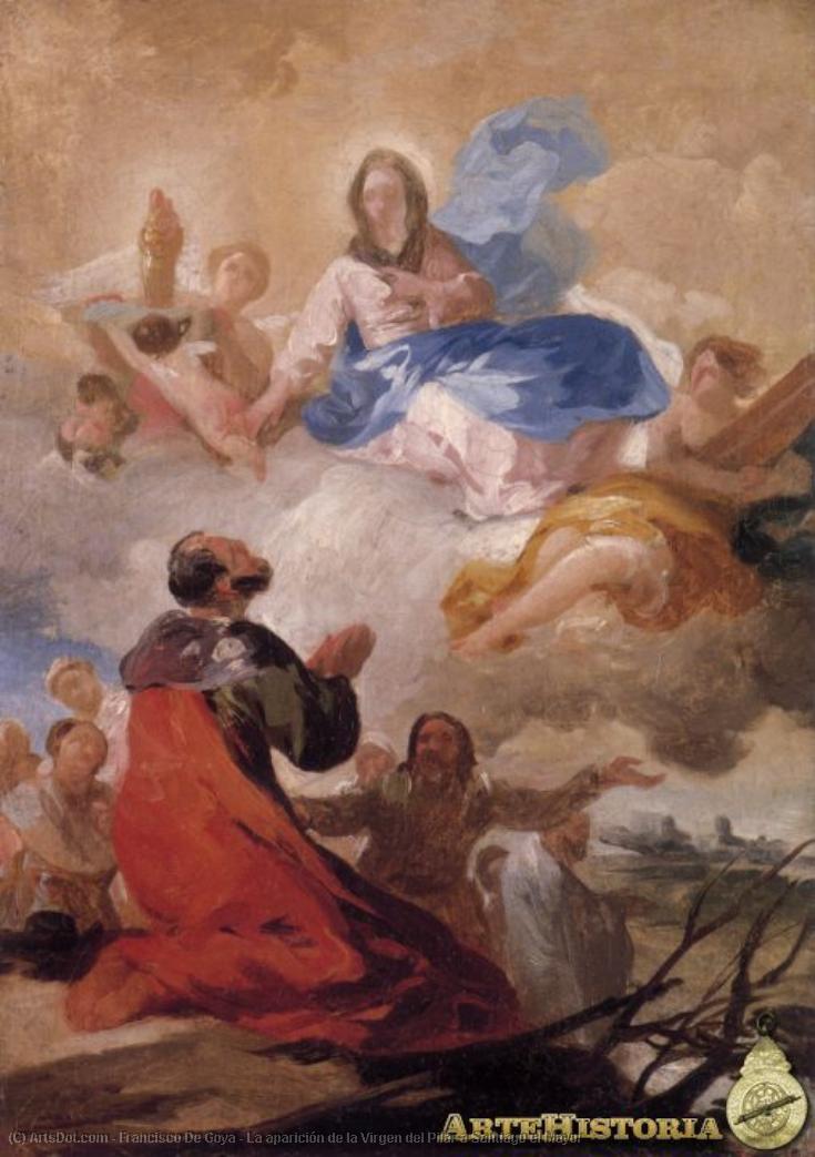 La Aparición De La Virgen Del Pilar A Santiago El Mayor — Francisco José De Goya Y Lucientes