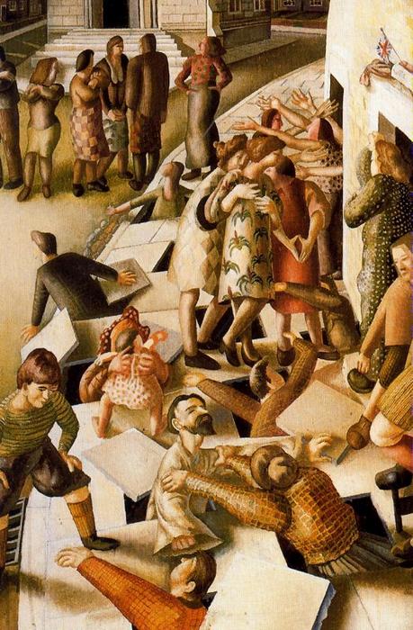 The Resurrection With The Raising Of Jairus's Daughter 1 — Sir Stanley Spencer
