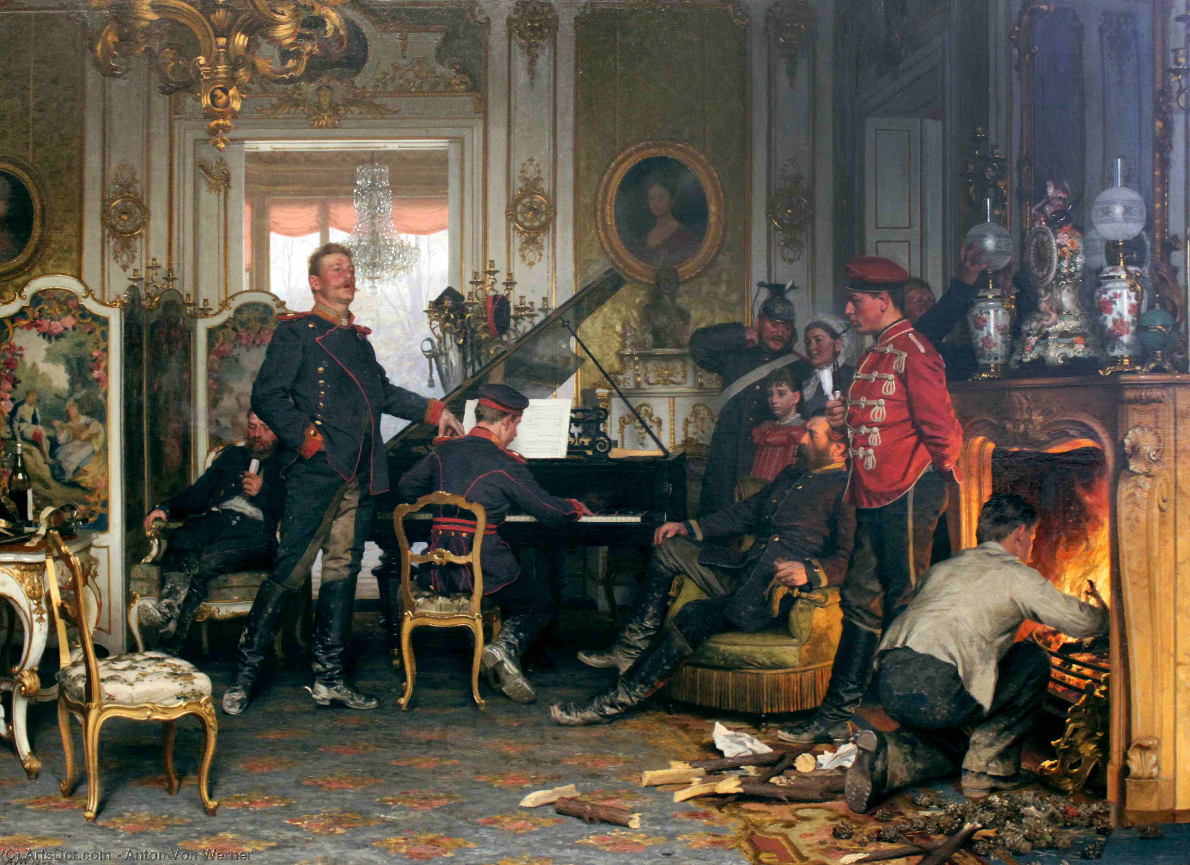 Im Etappenquartier Von Paris Anagoria — Anton Fon Verner