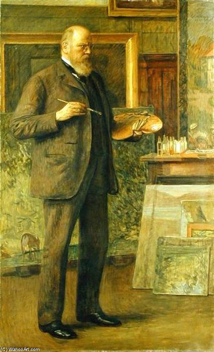 Self Portrait — Leopold Karl Walter Von Kalckreuth