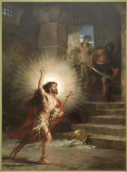 Mort De Saint Jean Baptiste — Henri Léopold Levy