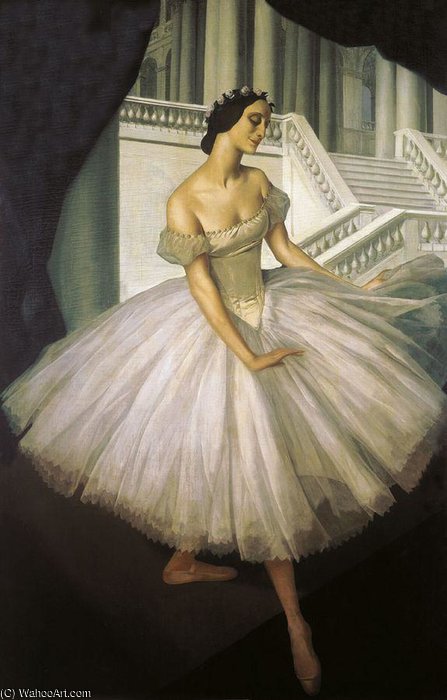Portrait Of Ballerina Anna Pavolva — Alexander Jekowlew