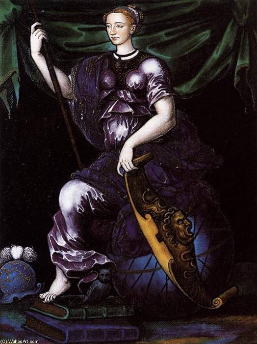 Marguerite De France As Minerva — Jean De Court