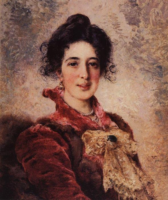 Female Portrait (12) — Konstantin Yegorovich Makovsky
