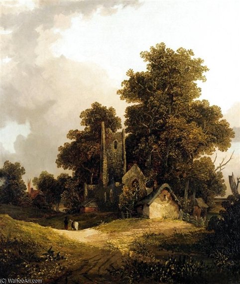Landscape With A Church — Paul Jones