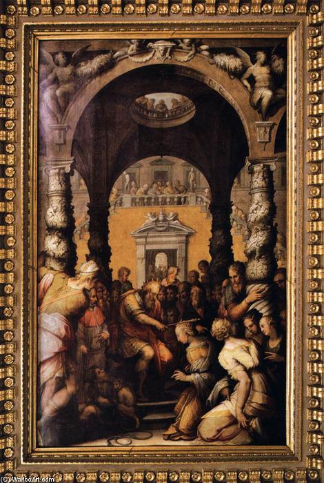 Esther Receiving The Crown From Ahasuerus — Johannes Stradanus