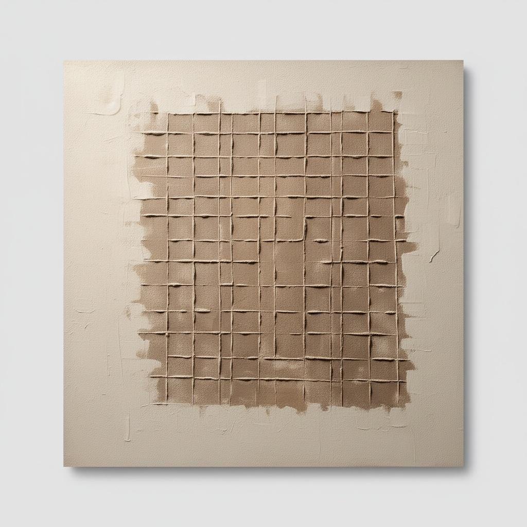 Monolithic Serenity: A Sculptural Study In Tactile Earth And Geometric Harmony — David Moreau
