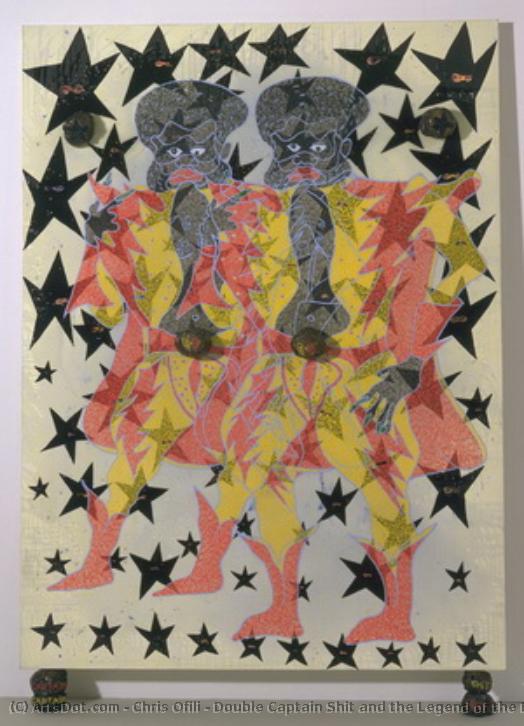 Double Captain Shit And The Legend Of The Black Stars — Chris Ofili