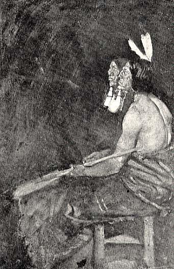 Indian Portrait, (painting) — George De Forest Brush