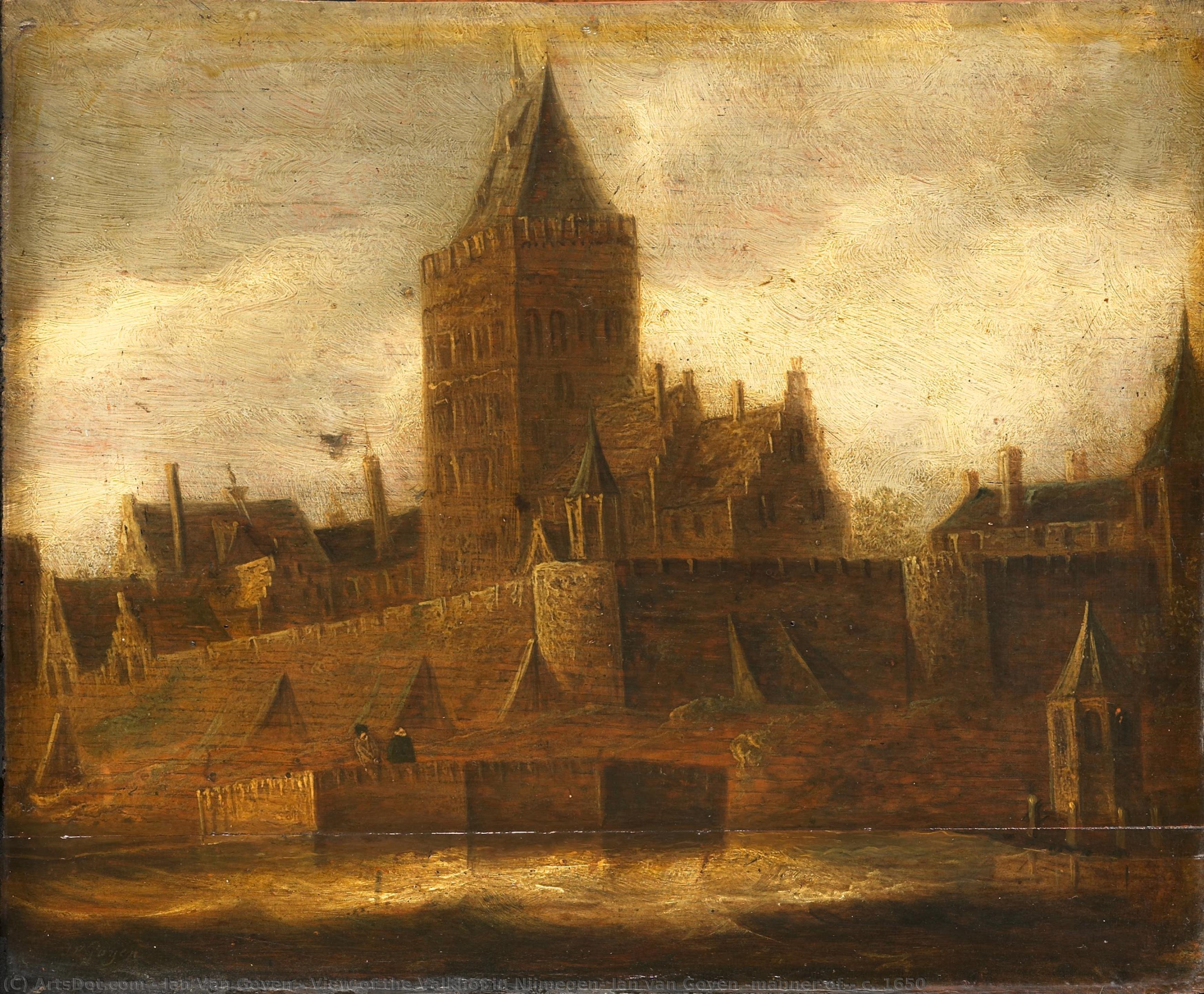 View Of The Valkhof In Nijmegen, Jan Van Goyen (manner Of), C. 1650 — Jan Jozefszoon Van Goyen
