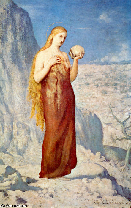 Mary Magdalene At St. Baume — Pierre Cécile Puvis De Chavannes