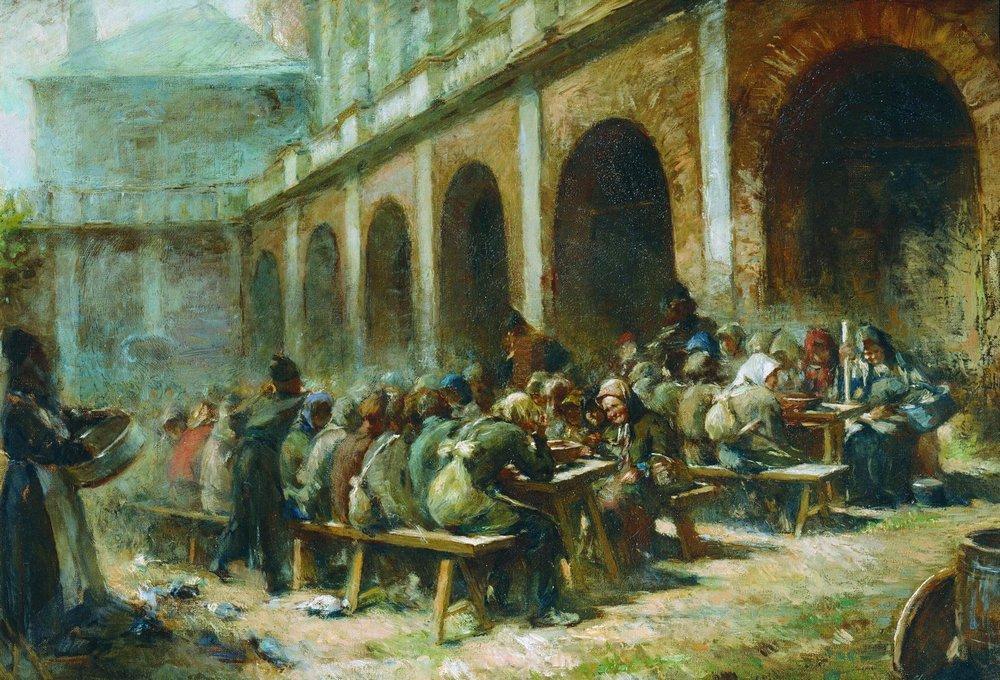Meal Of Pilgrims In The Trinity Lavra Of St. Sergius — Konstantin Yegorovich Makovsky