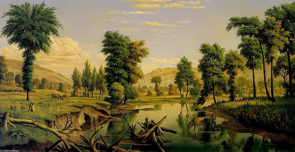 Chenango Creek, Three Miles North Of Sherburne, N.y. — Levi Wells Prentice