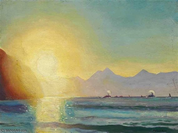 Killer Whales In Resurrection Bay — Rockwell Kent