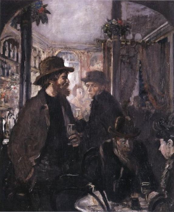 In The Pub — Sir William Newenham Montague Orpen