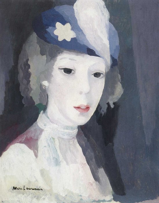 Autoportrait Au Chapeau (1927) — Marie Laurencin