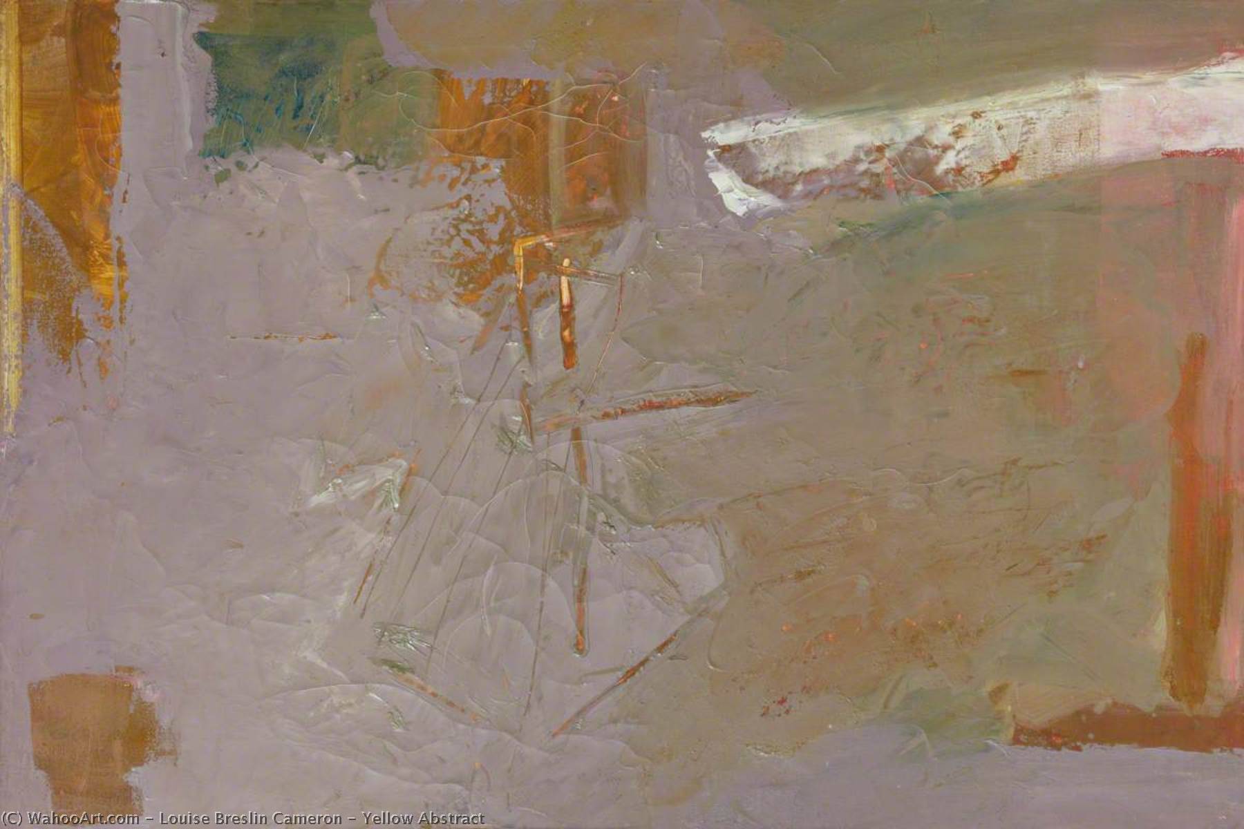 Yellow Abstract — Louise Breslin Cameron