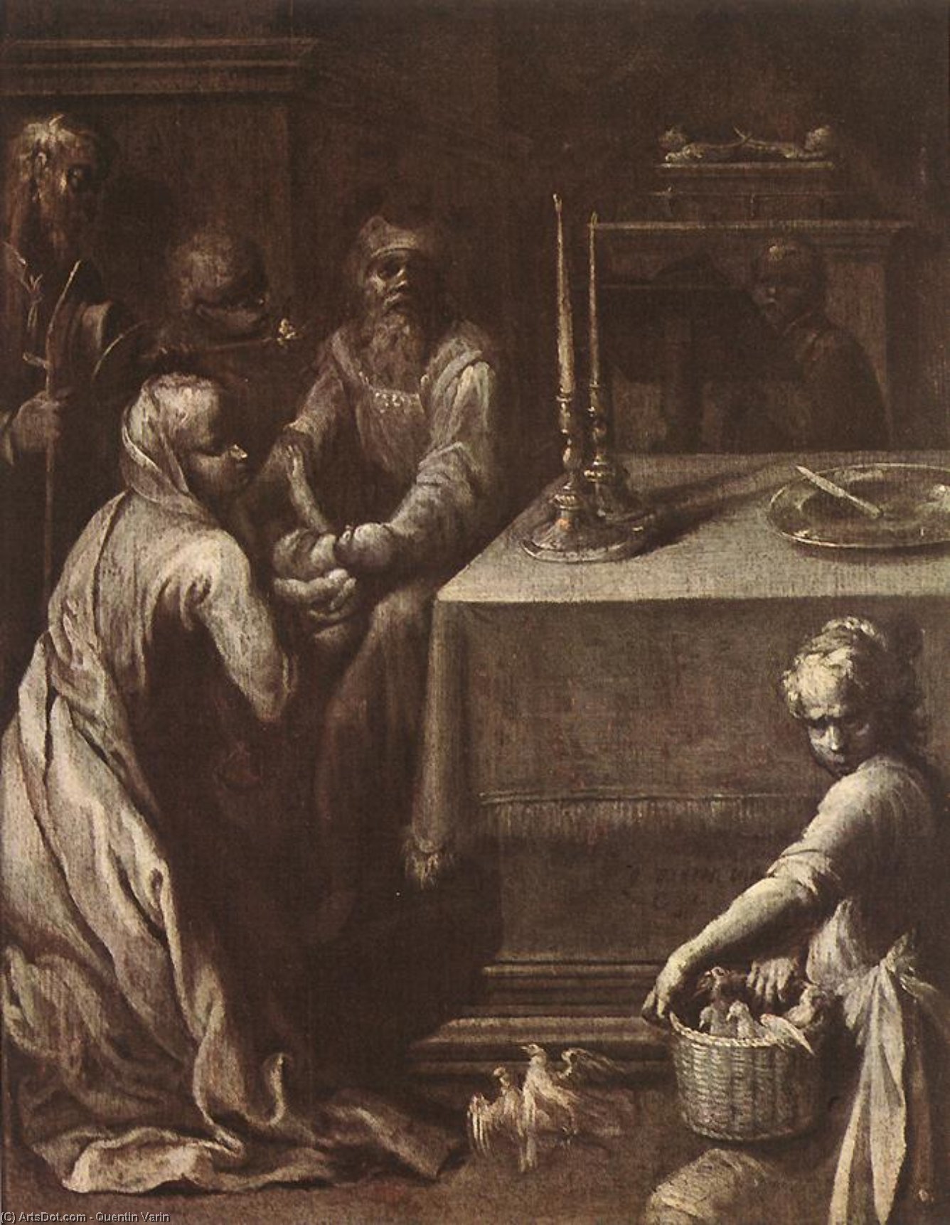 Presentation Of Christ In The Temple — Quentin Varin