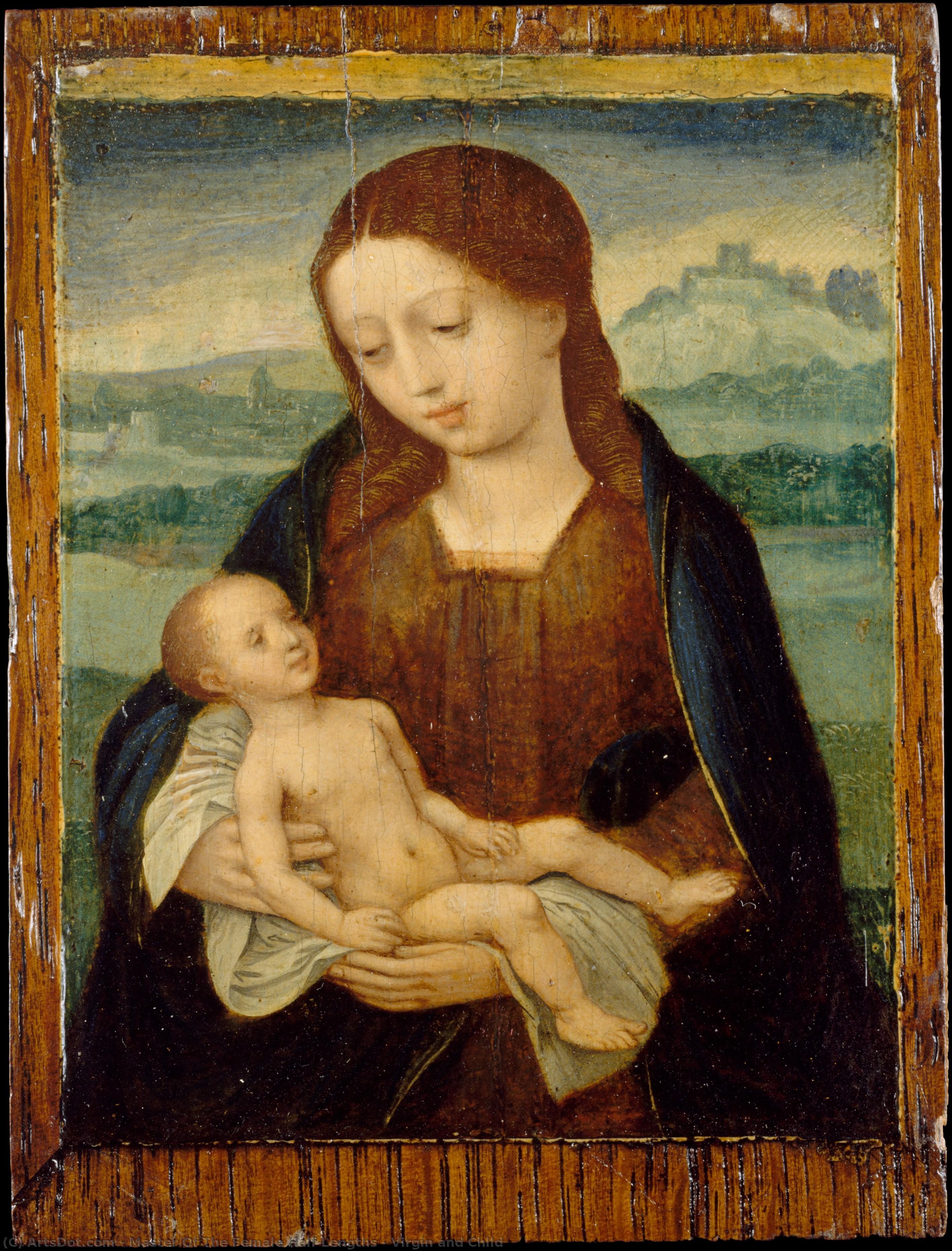 Virgin And Child — Master Of The Female Half-lengths
