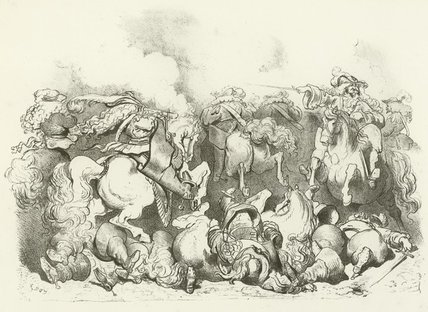 A Charge Of Light Horse In The Reign Of Louis Xiv — Paul Gustave Doré