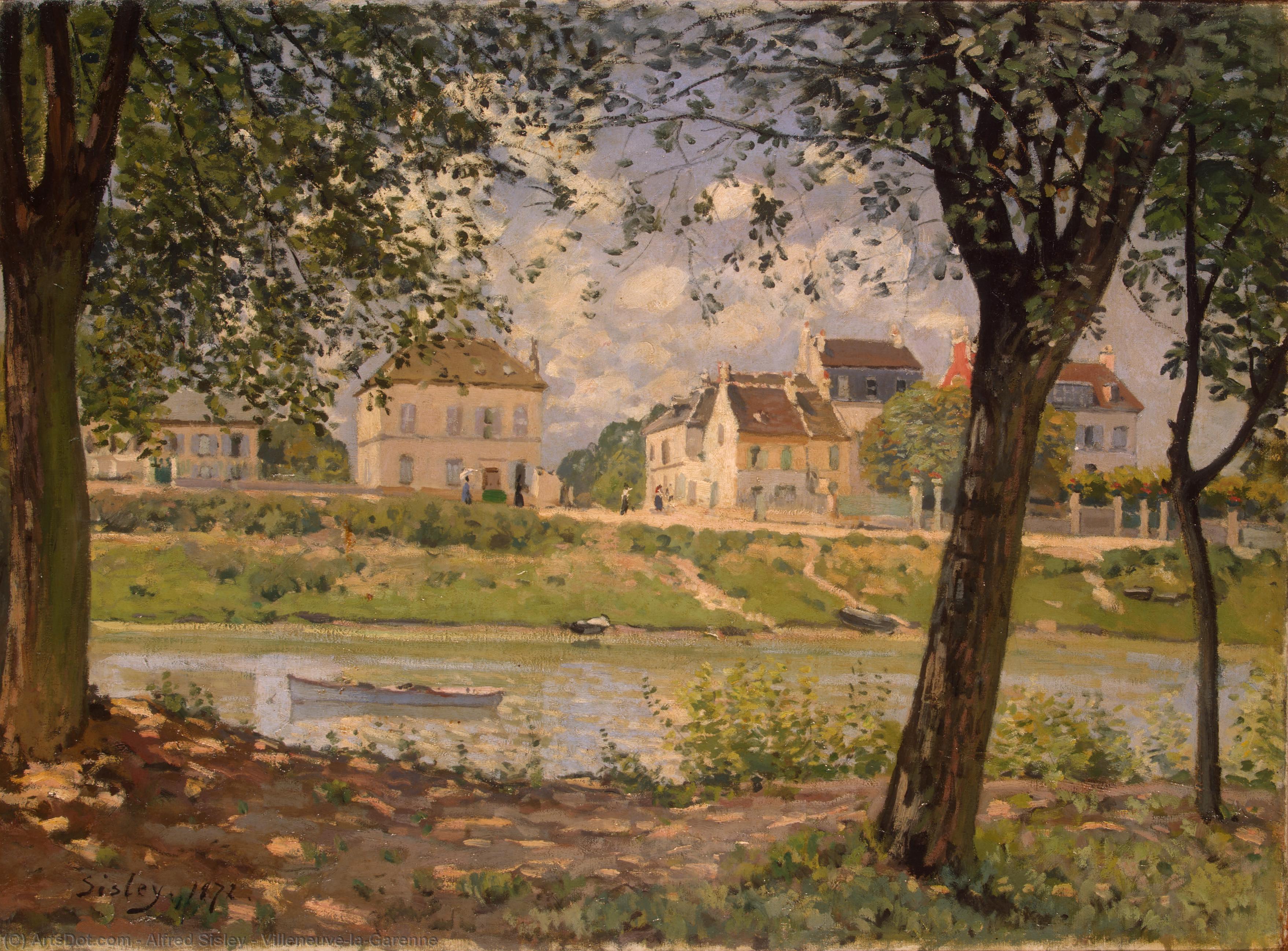 Villeneuve-la-garenne — Alfred Sisley