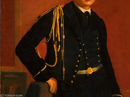Achille De Gas In The Uniform Of A Cadet, Detalj 3, - (18) — Edgar Degas