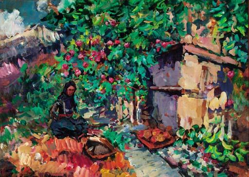 Summer - Apple Harvest — Konstantin Alexeievitch Korovin