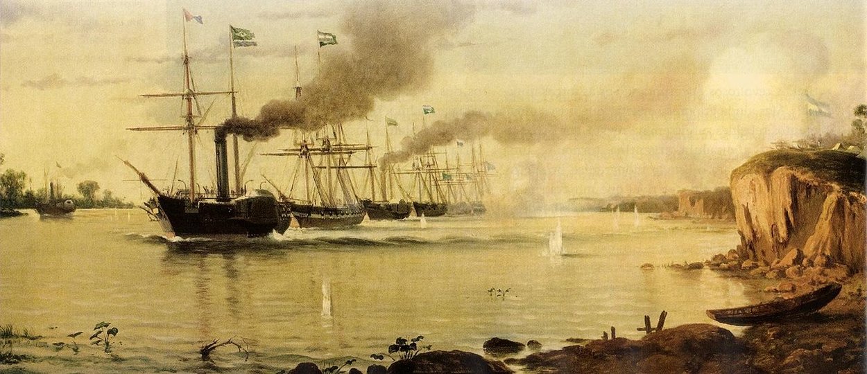 Passage Of The Tonelero During The Platine War — Edoardo Federico De Martino