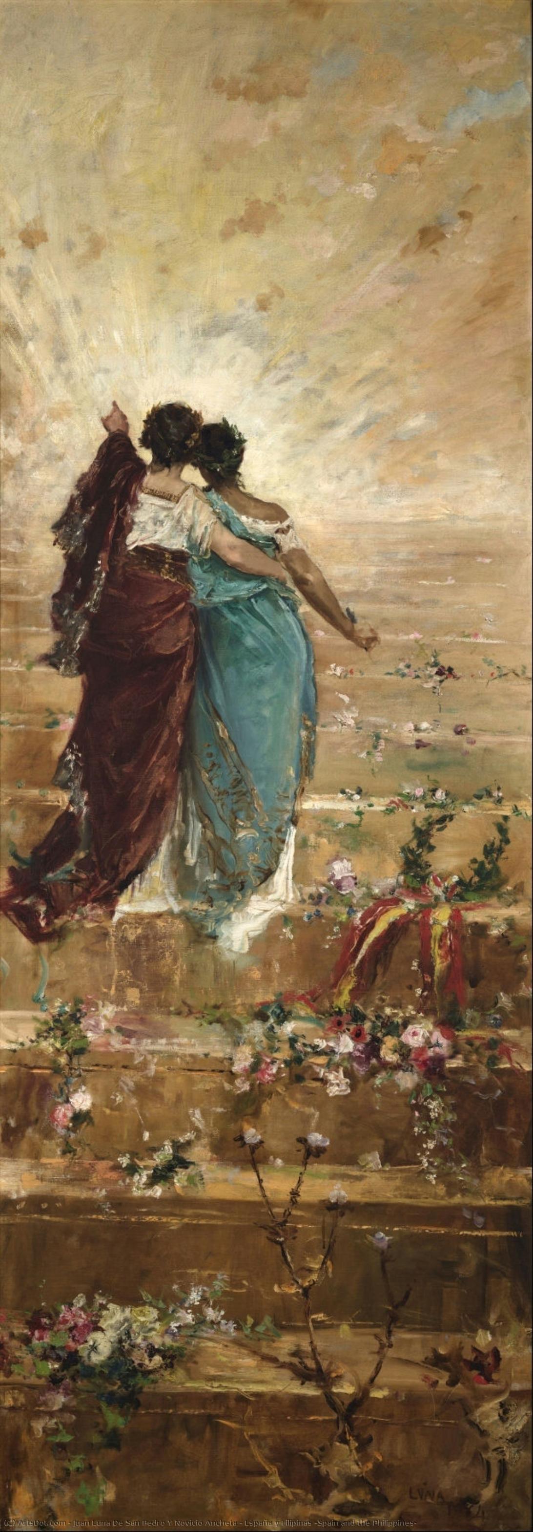 España Y Filipinas (spain And The Philippines) — Juan Luna De San Pedro Y Novicio Ancheta