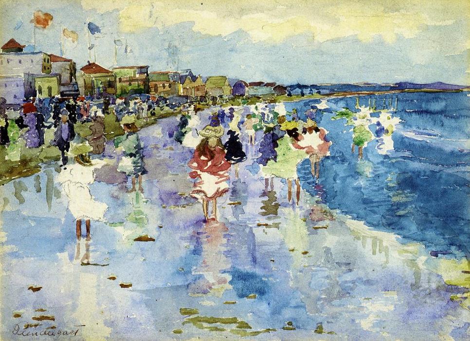 Revere Beach — Maurice Brazil Prendergast