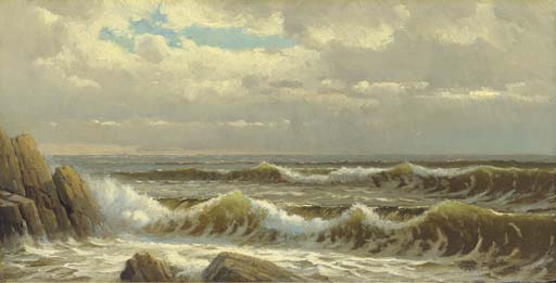 Crashing Surf — William Trost Richards