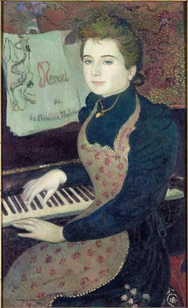 Le Menuet De La Princesse Maleine Marthe Au Piano — Denis Maurice