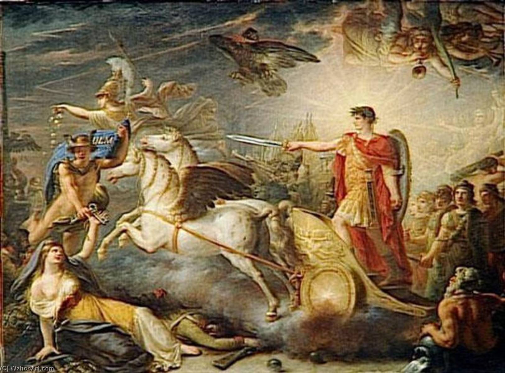 Allegorie De La Reddition D'ulm.20 Octobre 1805 — Antoine Callet