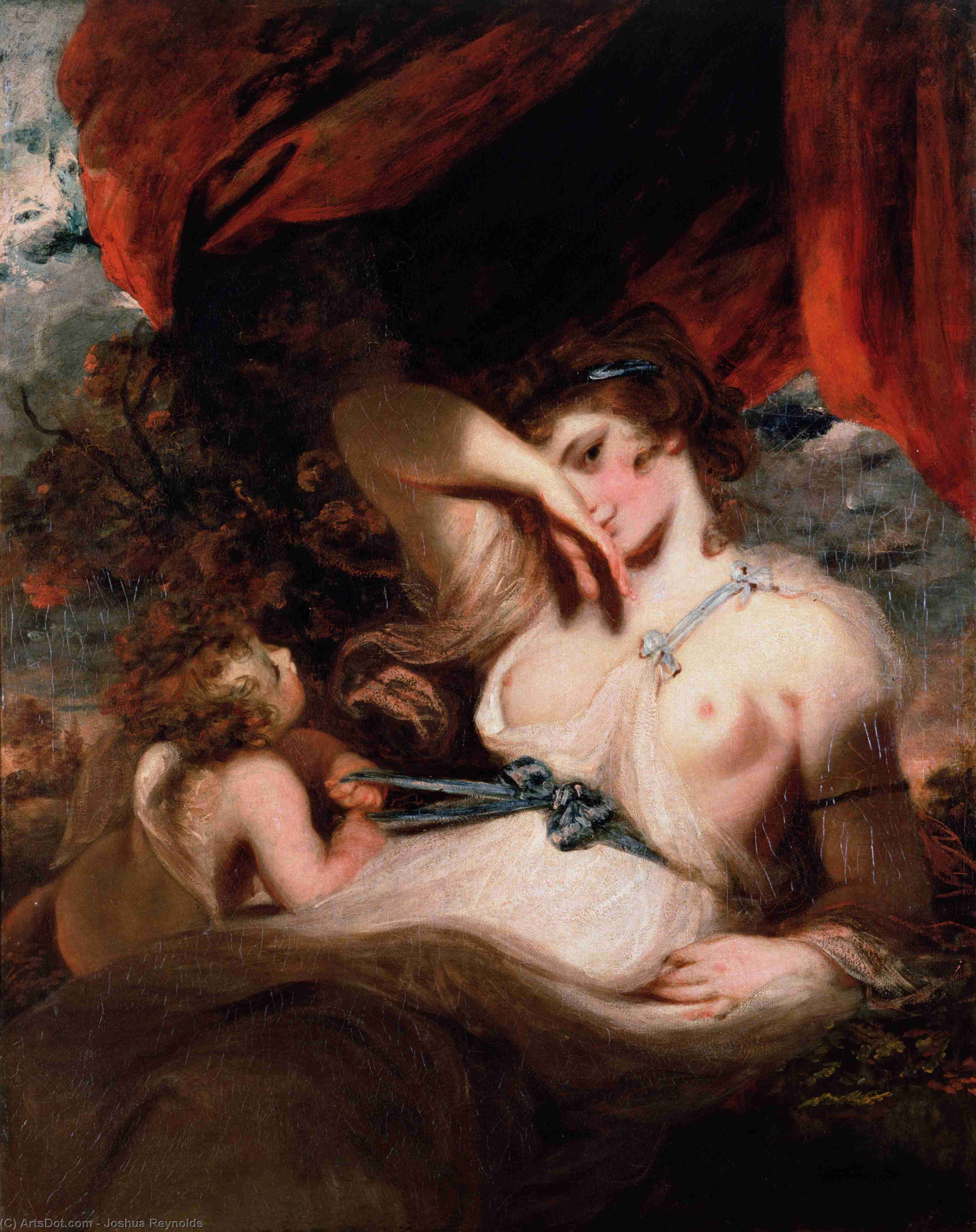 Cupid Unfastening The Girdle Of Venus — Sir Joshua Reynolds