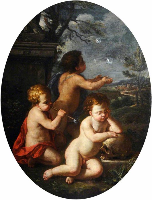 An Allegory Of The Transience Of Life — Filippo Lauri