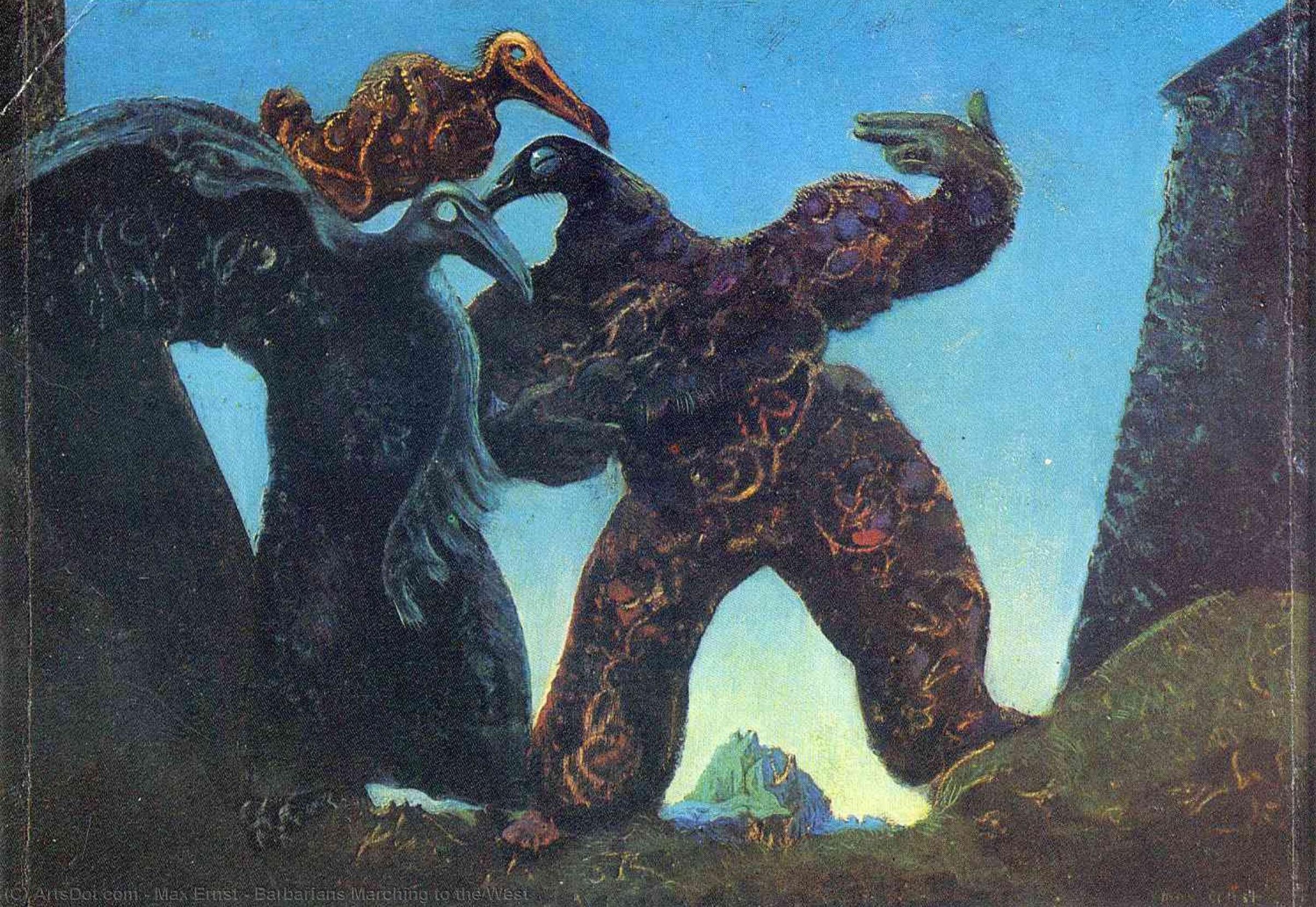 Barbaren Auf Dem Marsch Nach Westen — Max Ernst