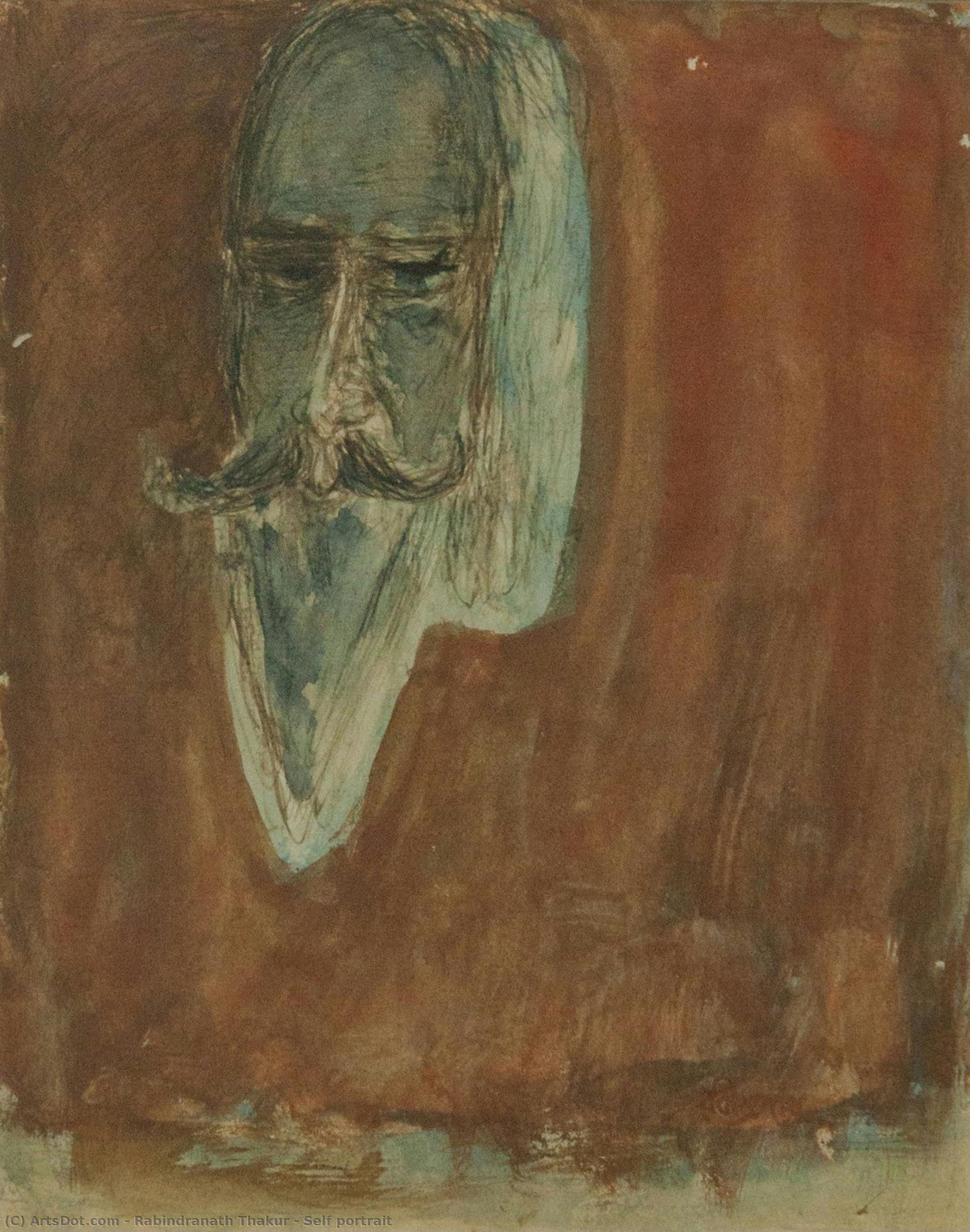 Self Portrait — Rabindranath Thakur